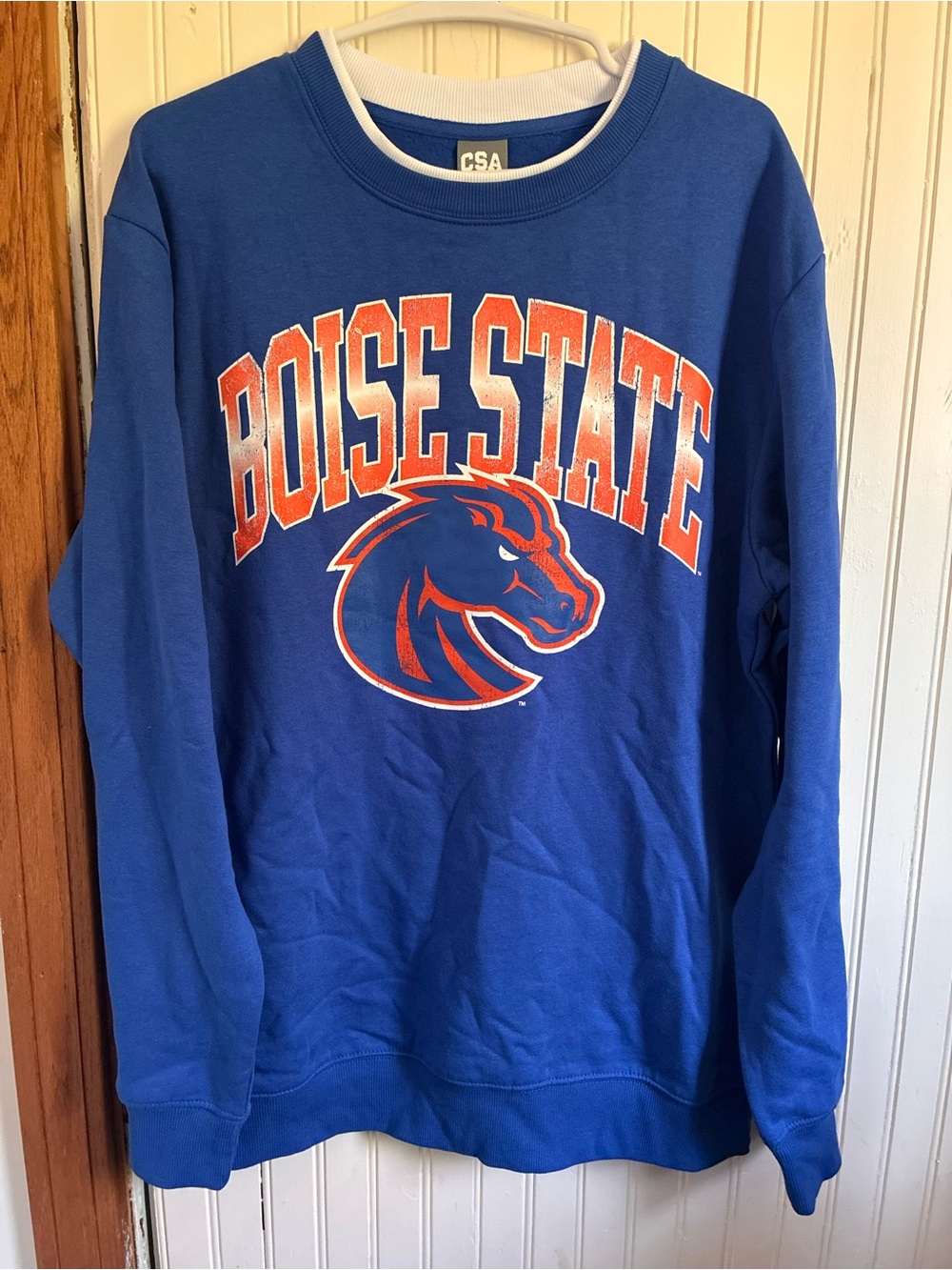 Boise State Men’s Royal Blue Crewneck Sweatshirt